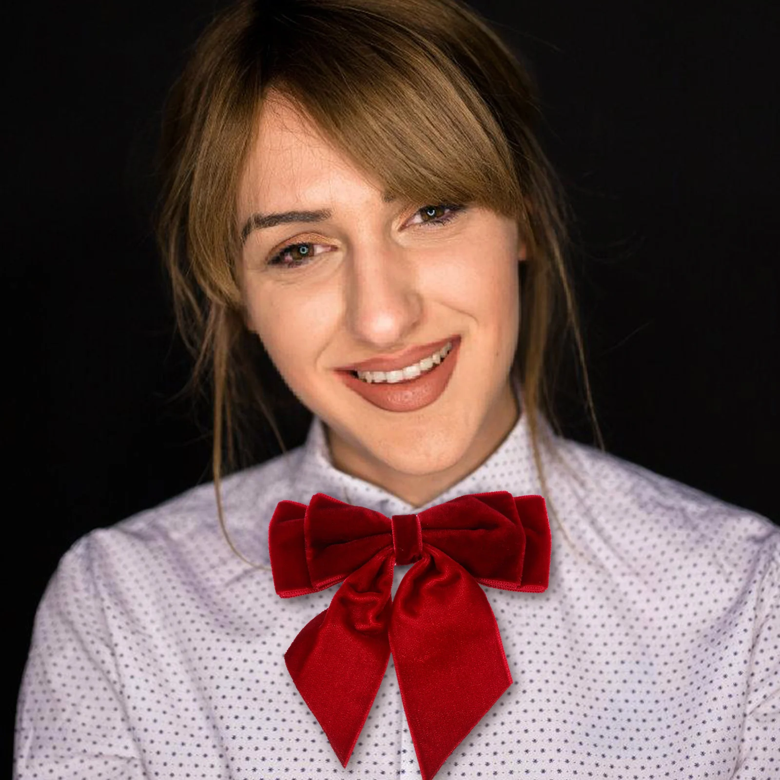 Broche con lazo, Pin de solapa con lazo grande para mujer, vestido a la moda, bufanda, abrigo, accesorio para fiesta, boda, evento, broche para ropa, alfileres