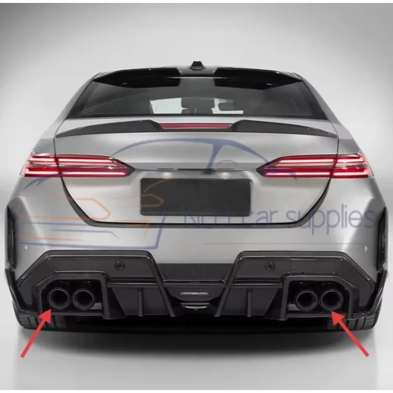 Exhaust System Outlet Stainless Steel and Carbon Fiber Pipe for M5 G90 G99 OEM Style 2025 Air Tips