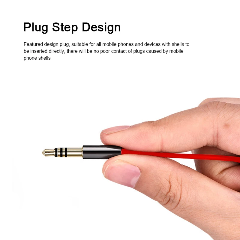 1 Uds cable de extensión de auriculares de teléfono cable de audio de aleación de aluminio altavoz de 3,5mm cable de extensión de conexión macho a hembra 1/2/3m