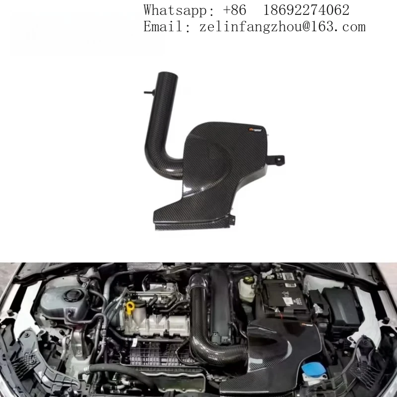 

Dry Carbon Fiber Air Intake System For Audi A3 EA211 1.4T High Performance Intake Pipe Aerodynamics Airspeed Brand