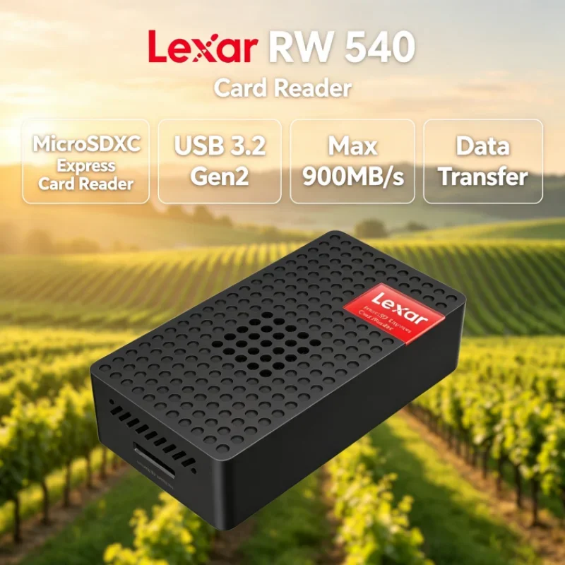 Lexar RW540 PLAY PRO MicroSD Card Reader MicroSDXC Express Card Reader Max 900MB/s for Video Transfer