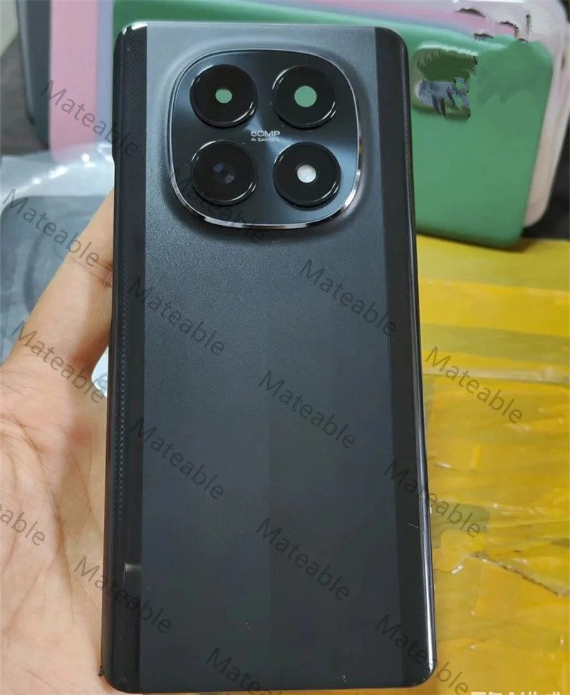 M8 Battery Back Cover For Xiaomi POCO M8 Rear Housing Case Replace Repair Spare Parts + Camera Lens 25118PC98G