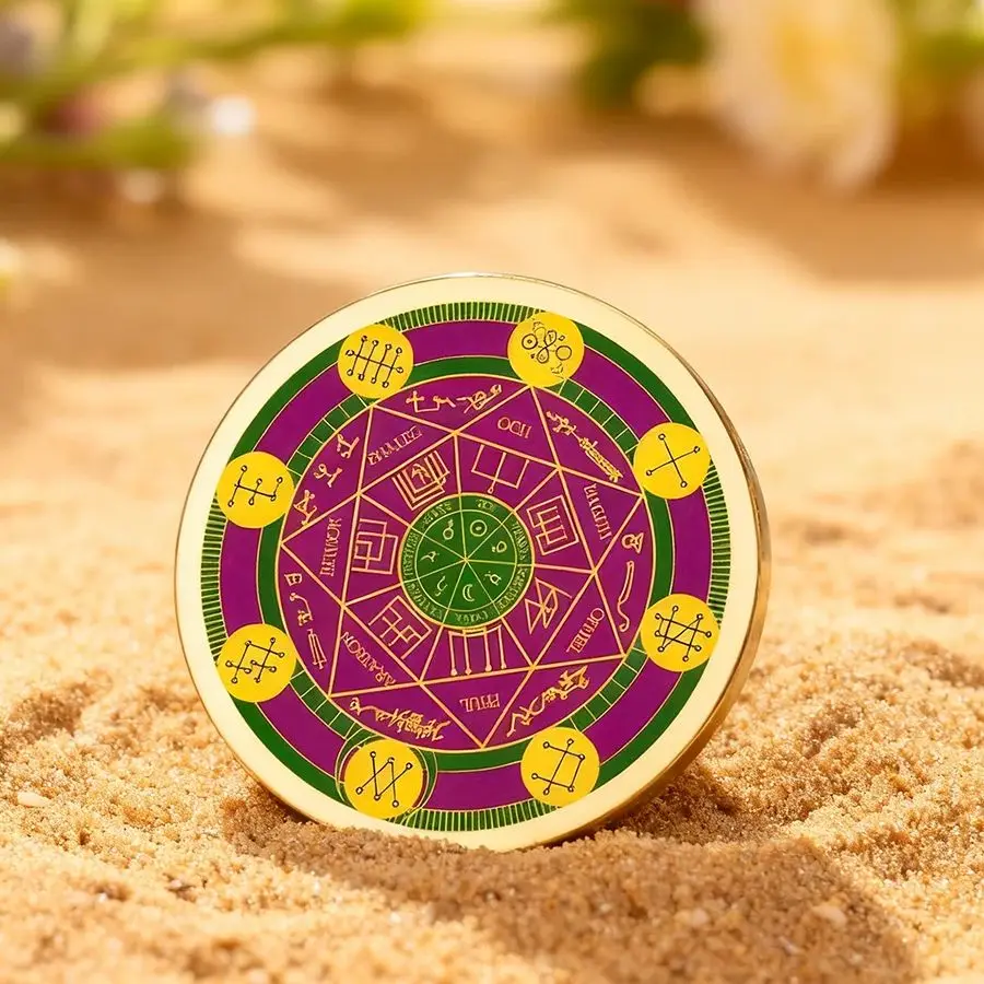 داوابارا ختم الملائكة السبعة بروش الإيمان نعمة تعويذة دبابيس التلبيب الفولاذ المقاوم للصدأ اكسسوارات للرجال والنساء