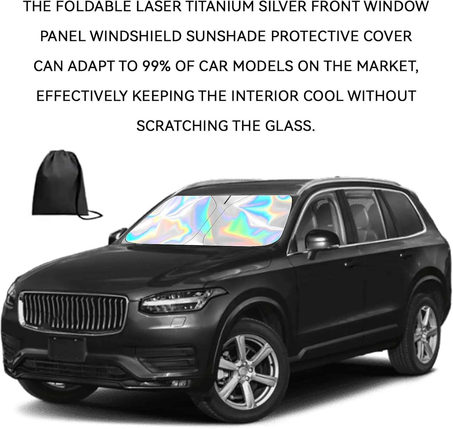 ل VW t4 جولف 5 6 7 8 MK7 MK8 بولو 6R تيجوان باسات B8 الصيف نافذة السيارة الأمامية ظلال الأشعة فوق البنفسجية العزل تعكس ضوء الشمس الليزر