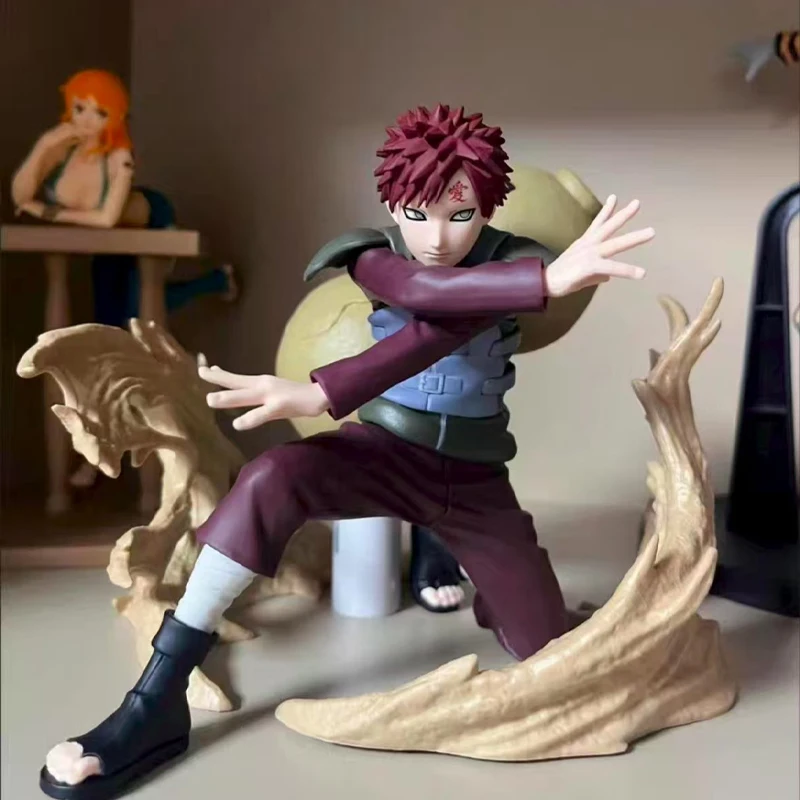 

BANDAI NAMCO in stock Original NARUTO Shippuden Vibration Stars PLUS Gaara Pvc 12cm Anime Figure Model Collector Figurine Toys