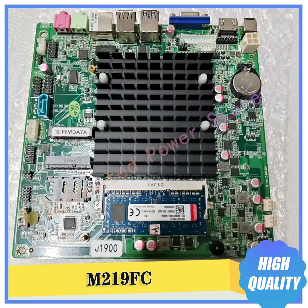 M219FC J1900 Industrial Control Motherboard Integrated J1900 Processor Supports MSATA Hard Disk