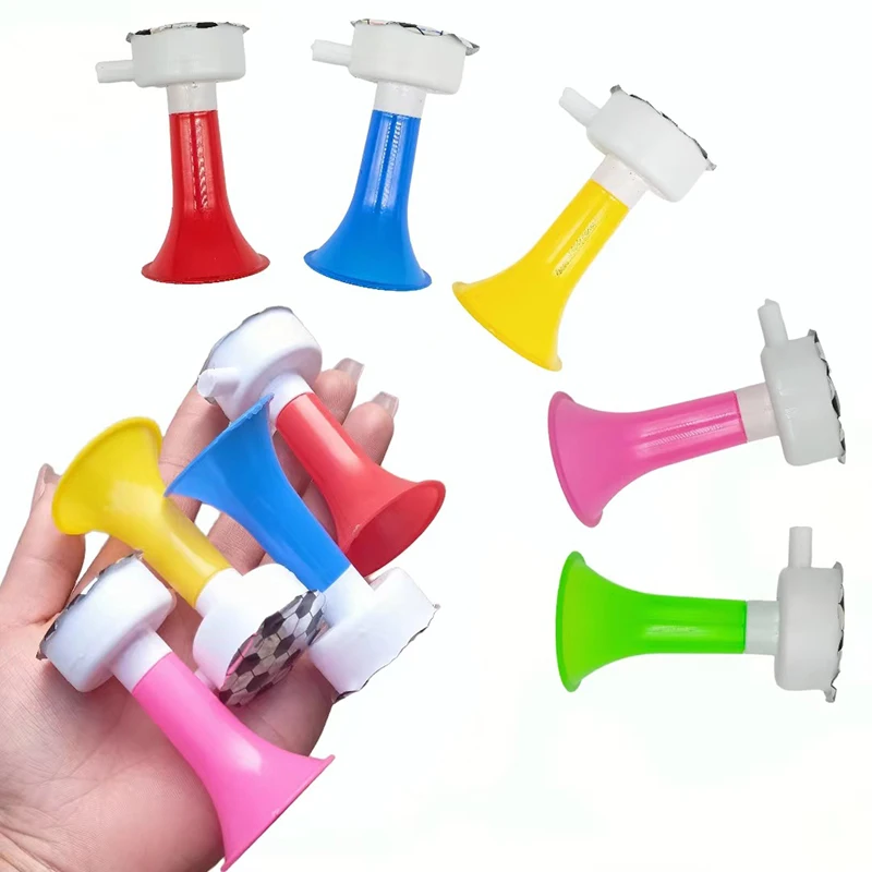 10Pcs Fun Children Retractable Horn Cheering Props Cute Mini Trumpet Football Horn Creative Toys Kids Festival Party Small Gift