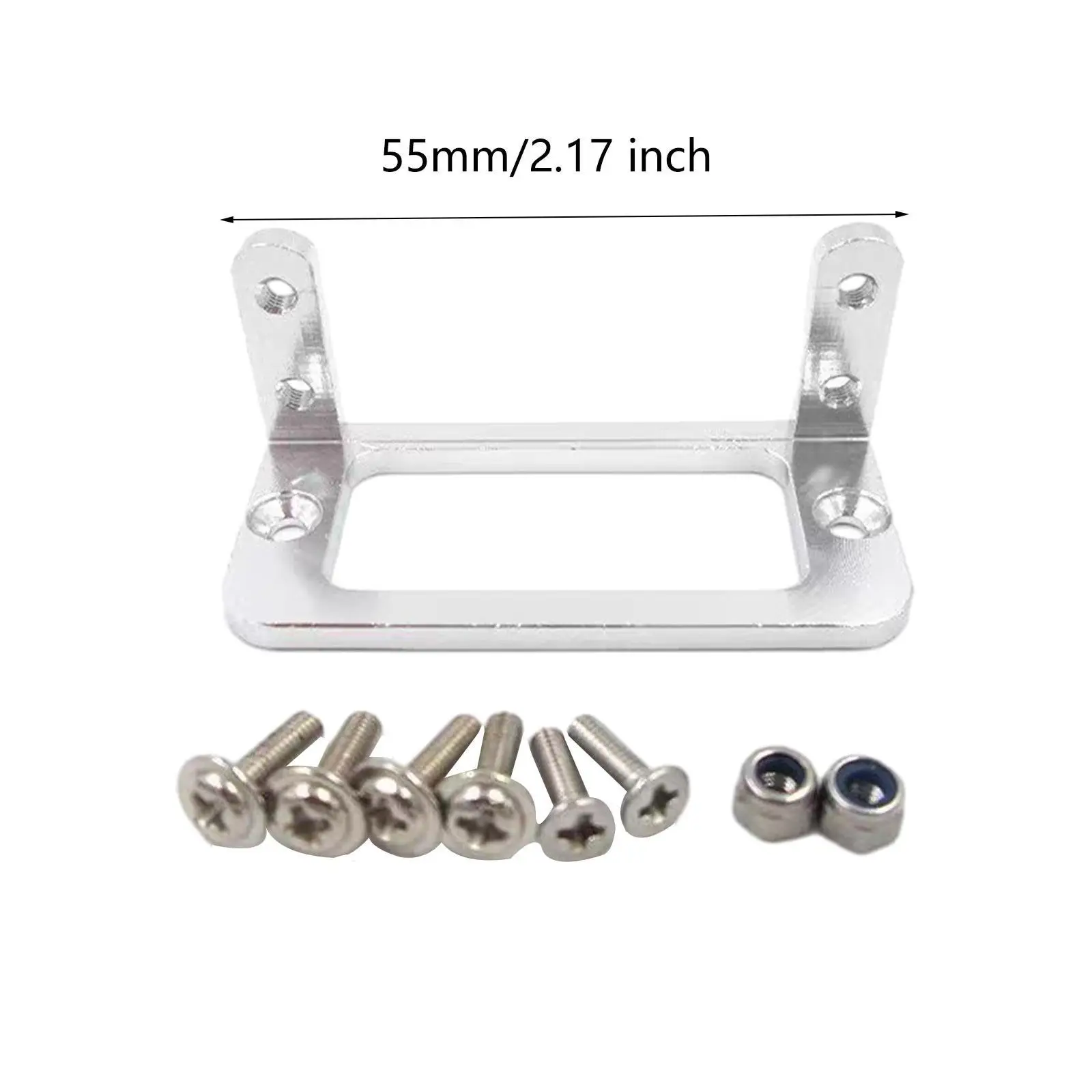 Steering Servo Mount with Screws DIY Accessory Replace Part Reliable Sturdy Steering Base Servo Bracket for S3003 RC Ship Model