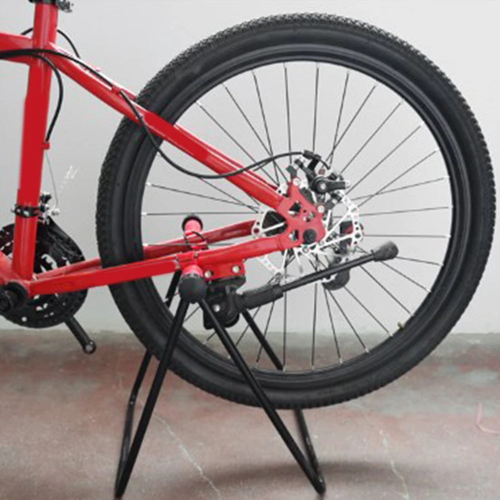 Klappbarer Fahrradständer U-förmiger Reparaturständer für Rennräder und Mountainbikes Bodenständer zur Reparatur und zum Parken – Detail 7