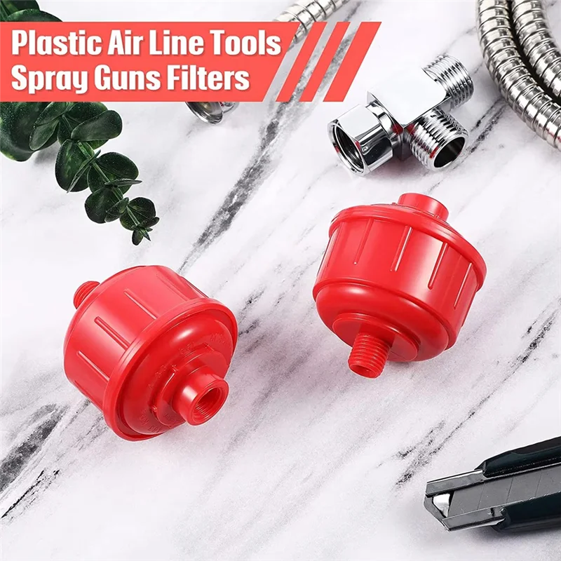 

【Rushed】Disposable Mini Filter Mini Air Water Filters Oil Andwater Trap Air Tools Plastic Disposable Air Tool Accessories