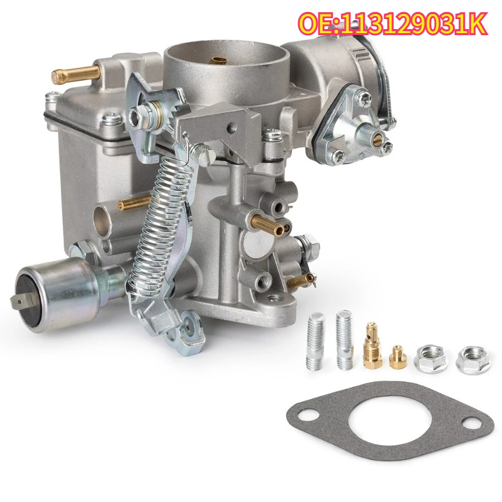 

High quality New For 113129031K Areyourshop 34 Pict-3 Carburetor 113129031K For VW Beetles 1971-1979 Dual Port 1600cc 12V