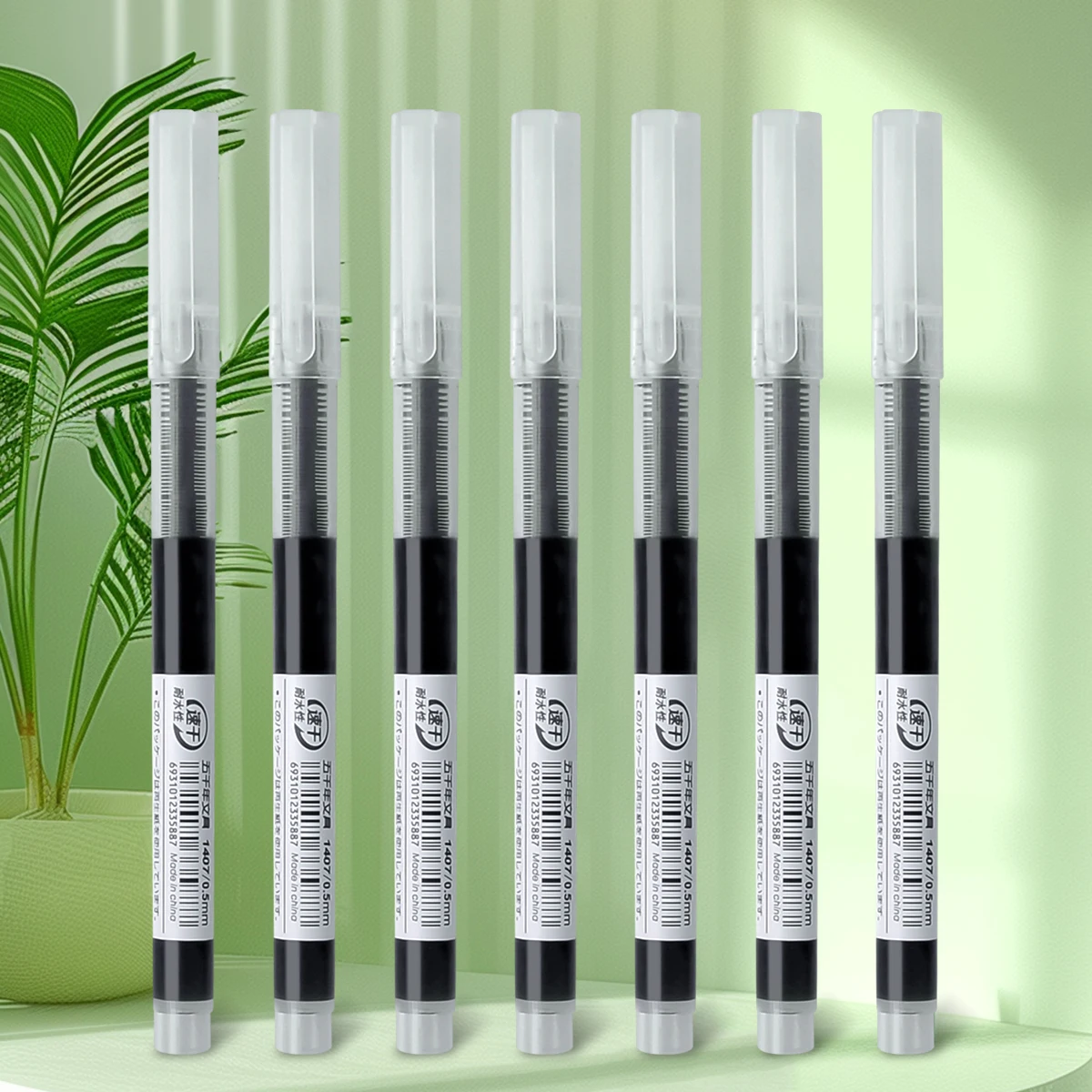 WQN-3/6/12 قطعة ذات سعة كبيرة قلم توقيع السائل المباشر 0.5 مللي متر بنك الاستثمار القومي الحبر الأسود قلم توقيع الأعمال لكتابة اللوازم المكتبية #3