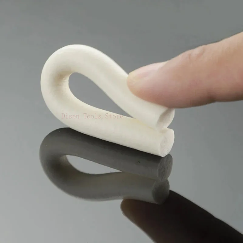 Dia 1--25mm White Round Foamed Silicone Sponge Seal Strip