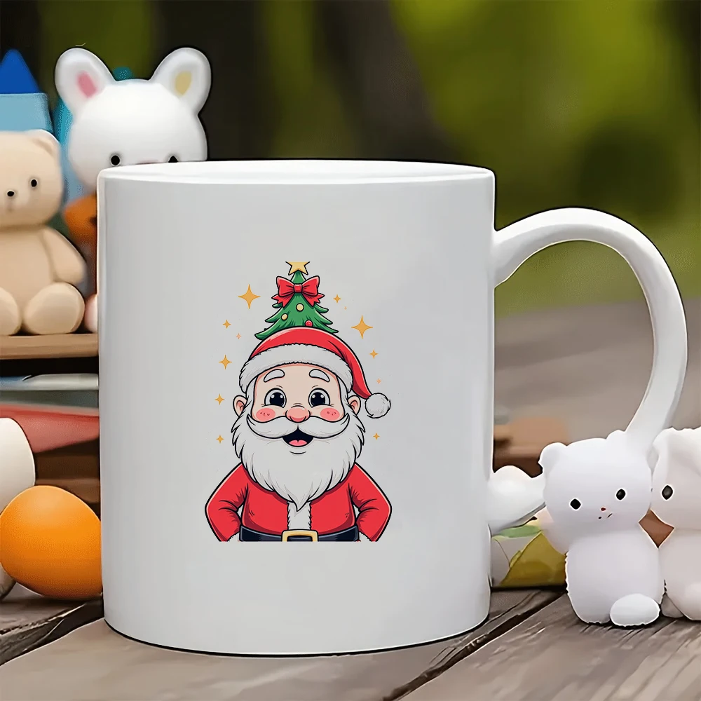 

11oz Santa Claus cartoon mug + Kids cup Family office coffee mug Essential Christmas gift