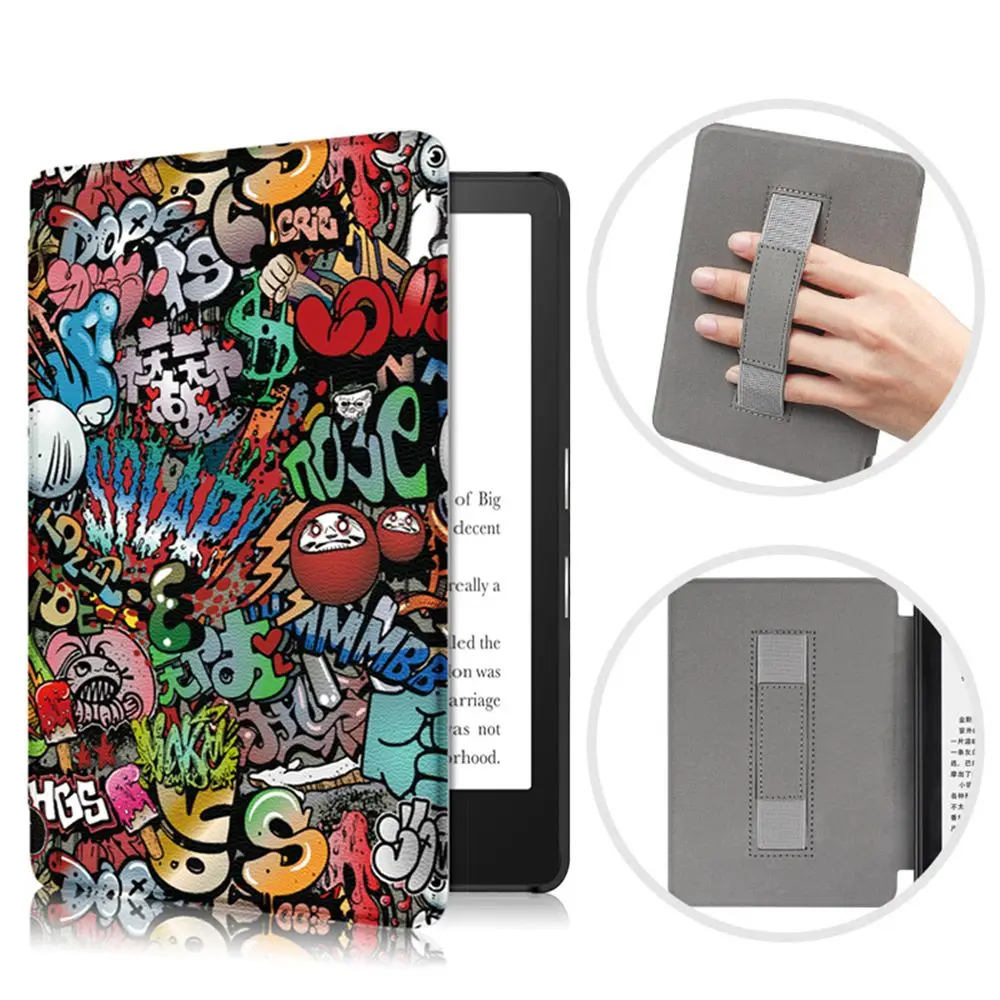 

Ultra Slim Magnetic Protective Shell 6.8 Inch Folio Case PU Leather Smart Cover For Kindle Paperwhite 5 11th Generation 2021