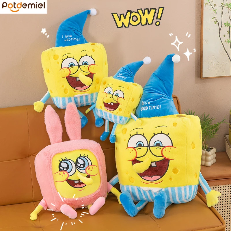 

Pajamas Spongebob Squarepants Patrick Star Squidward Eugene H. Krabs Gary Kawaii Cartoon Stuffed Plush Toy Birthday Gift For Kid