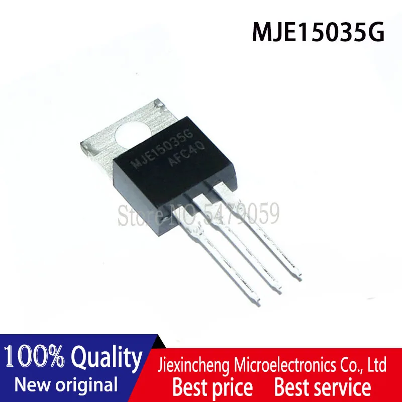 100% New Original MJE15034 MJE15034G MJE15035 MJE15035G TO-220 Audio Pairing Triode 4A 350V