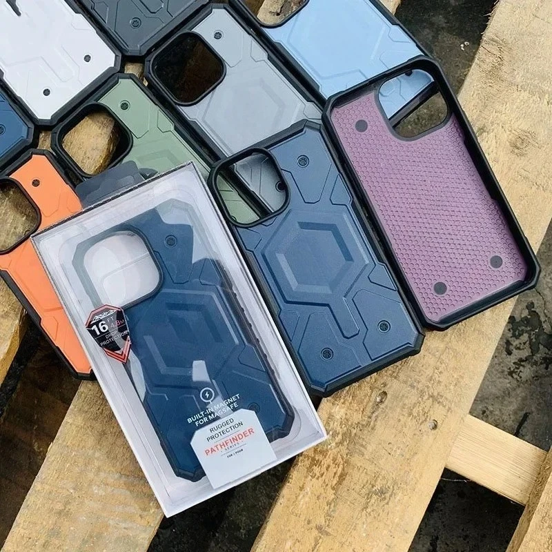 เคสกันกระแทกแม่เหล็ก MagSafe รุ่นหรูหราสำหรับ Apple iPhone 15 16 Pro Max 13 12 14 Plus 14Pro 15Pro