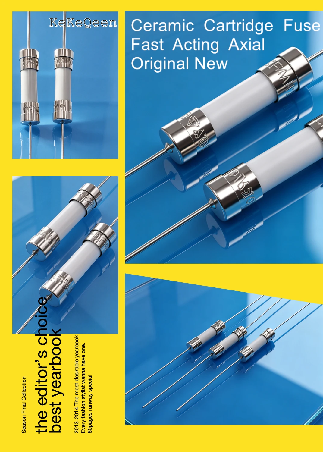 Original 216 Serie LF.F1A~F16A 250V 5×20mm Axial-Sicherungspatronen, schnellwirkend 0216005.MXEP F1.25A F1.6A F4A F6.3A F8A F12.5A F10A – Detail 1