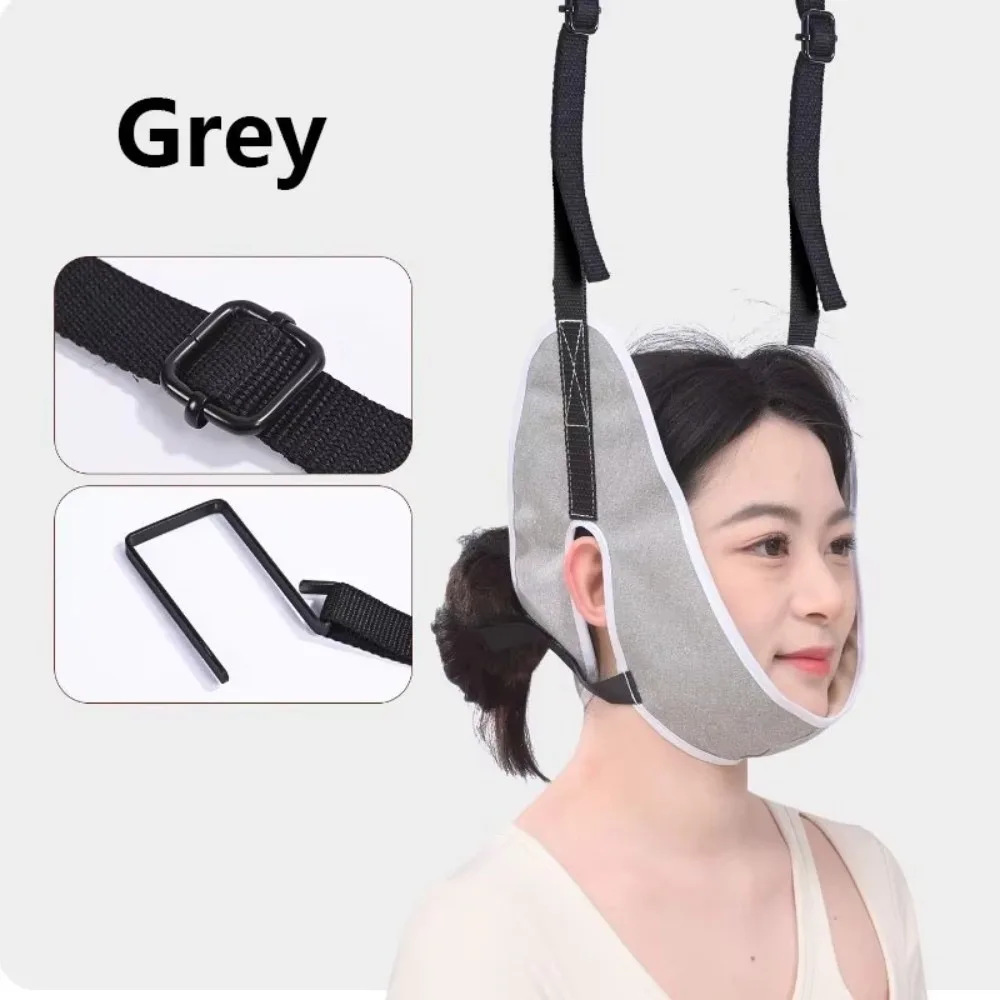 Ergonomic Door Hanging Neck Brace Household Adjustable Straps Neck Traction Device Thickened Cervical Traction Belt Neck Support