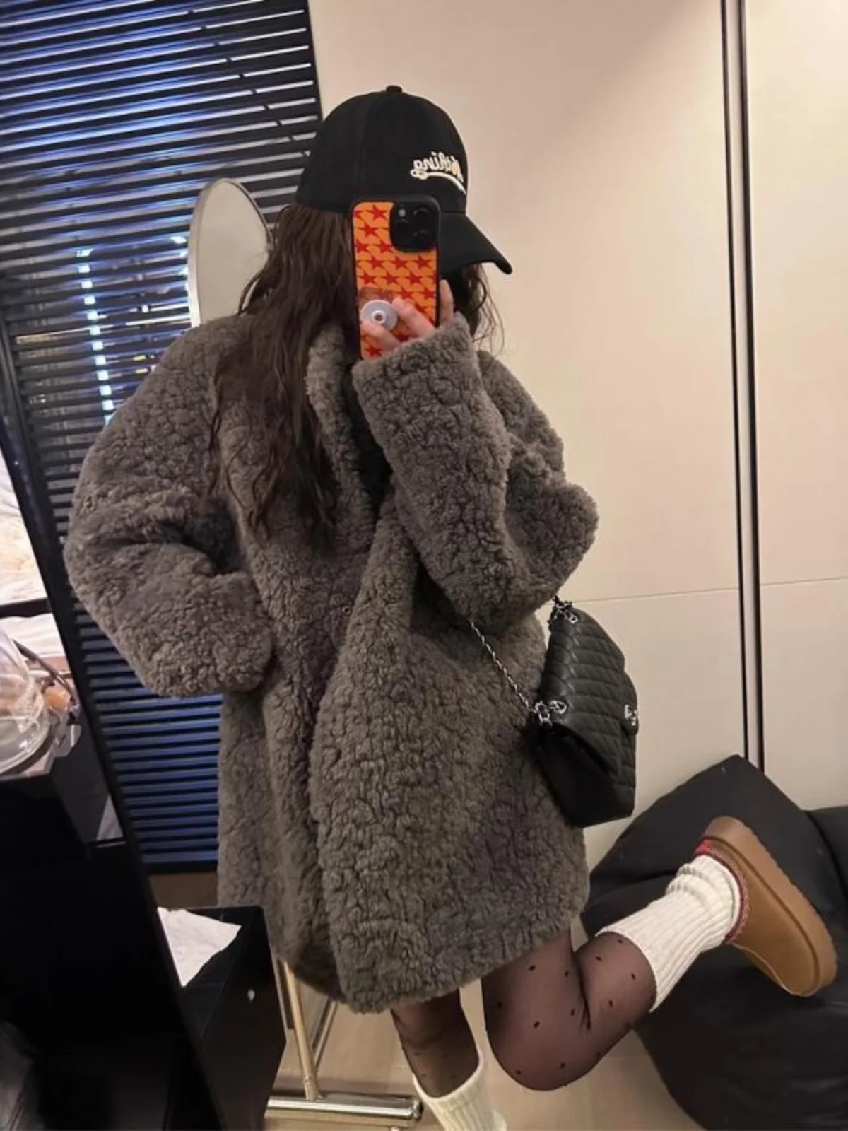 

Lamb Wool Jacket Korean Style Coral Pink Corduroy Texture Cortavientos Spanish Cotton Natural Padded Warm Couples Matching Girls