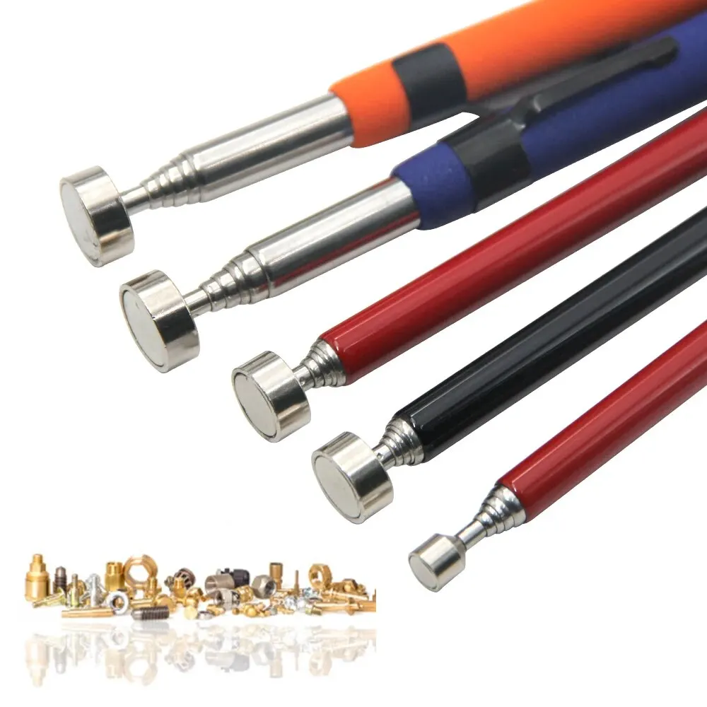 Strumenti di riparazione automobilistica con clip per penna estrattore multifunzionale portatile con asta di ferro per aspirazione retrattile magnetico