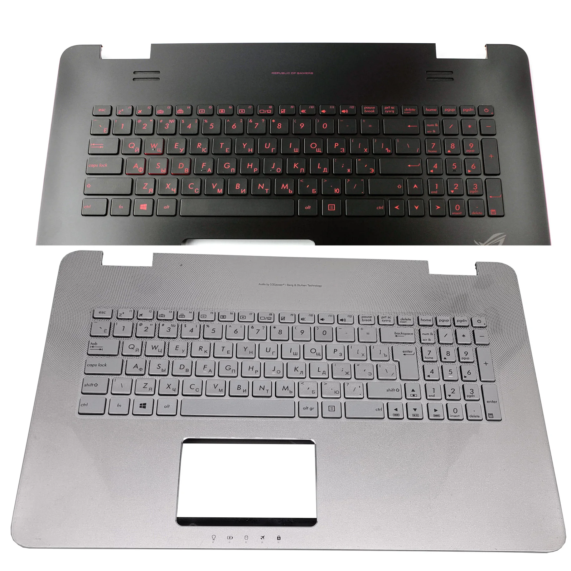 Touche de Clavier pour PC Portable Asus X751LD X751LK