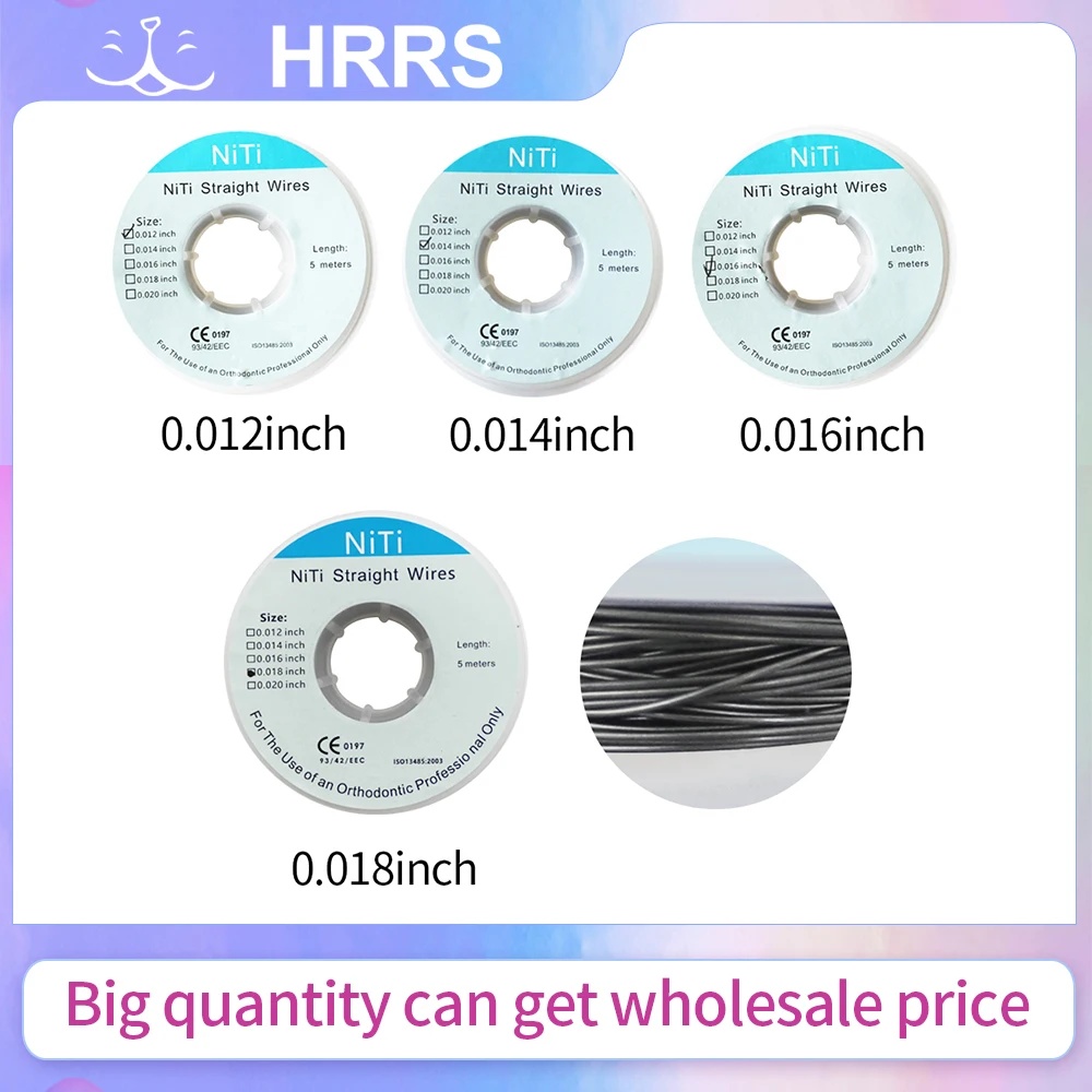 HRRS 5M Dental Orthodontic Niti Straight Wire