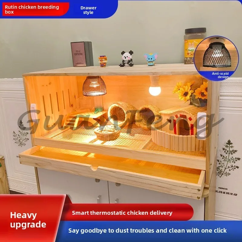 Drawer-style Insulation, Quail Incubator, Premium Kit, Full Landscape Setting and Thermostatic Control