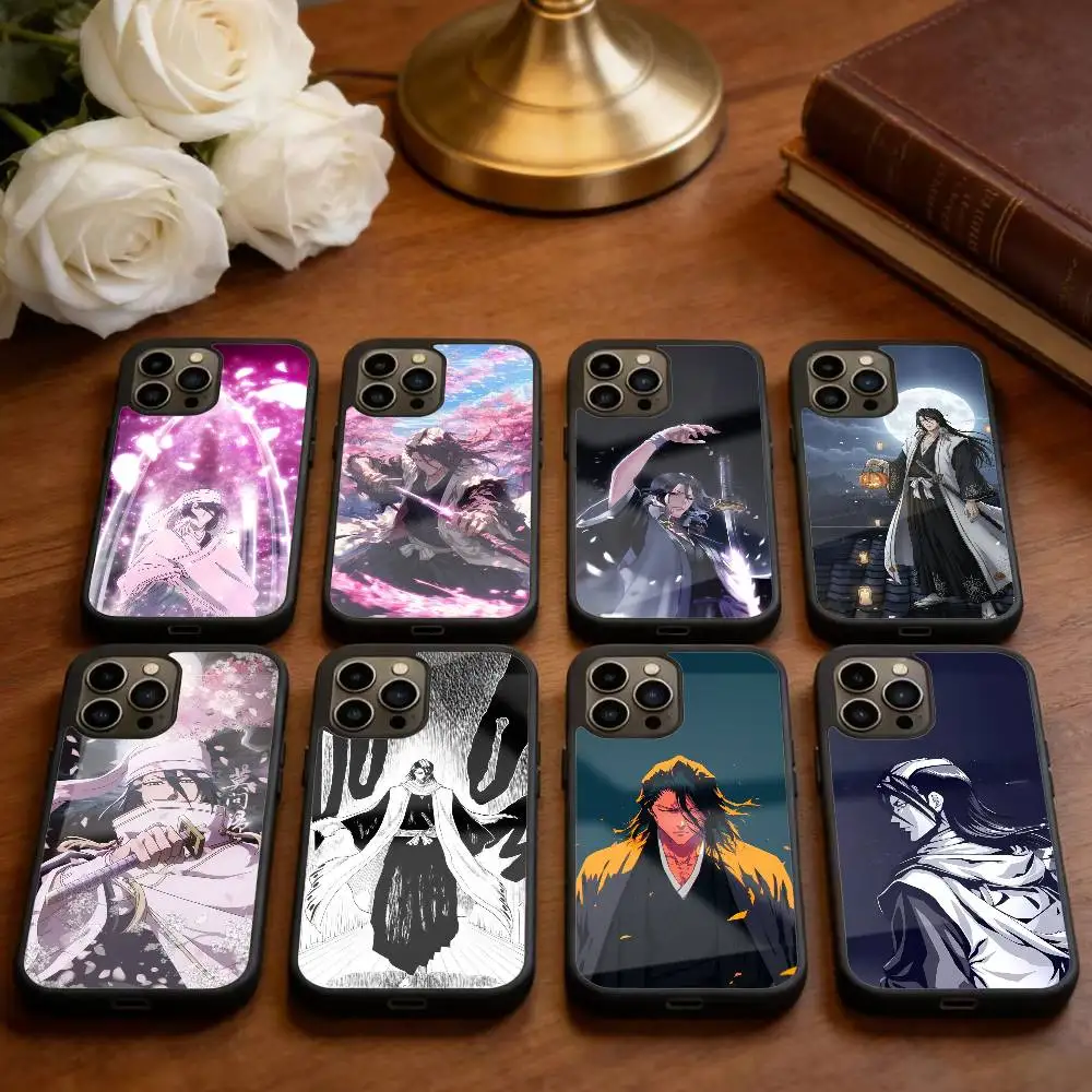 

B-Bleach Anime K-Kuchiki Phone Case For iPhone 14,16,15,13,17,12,Plus,Pro,Max Magnetic For Magsafe Frosted Cover