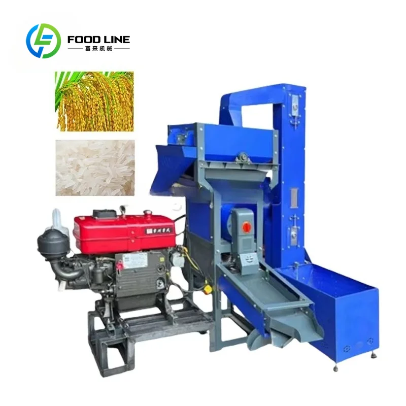 High Efficient Commercial Combined Automatic Processing Process Grain Huller Milling Rice Mill Machine Rice Miller