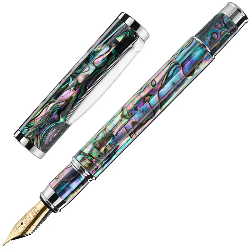 Japanese Pent Mother Of Pearl Pen Large Germany Nib Handmade Handicraft Premium Fountain Pen