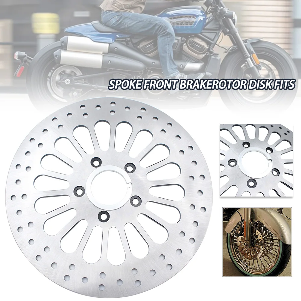 Motorcycle Front Rear Wavy Brake Disc Rotor For HARLEY TOURING SOFTAIL SPORTSTER 1984 2013 EXCEPT 2008 2013 TOURING MODELS