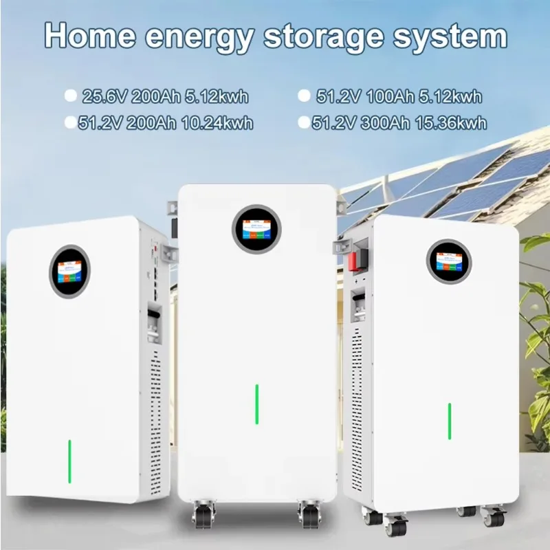 Home Solar Backup Power System with LiFePO4 Battery Storage, App Monitoring, UPS Function, and Safety Protection