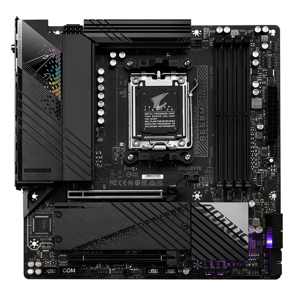 Papan Induk GIGABYTE B650M AOR - Am5 Micro Atx Pcie 5.0 Motherboard ulasan dan harga