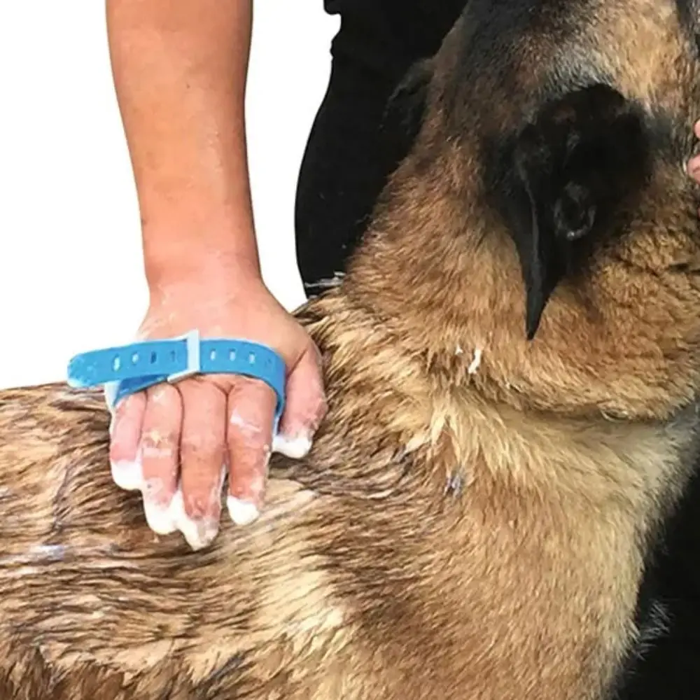 

Силиконовый материал, гаджет для купания домашних животных, функция массажа, насадка для душа, дизайн, массажная щетка для собак, чистка домашних животных, легкое купание