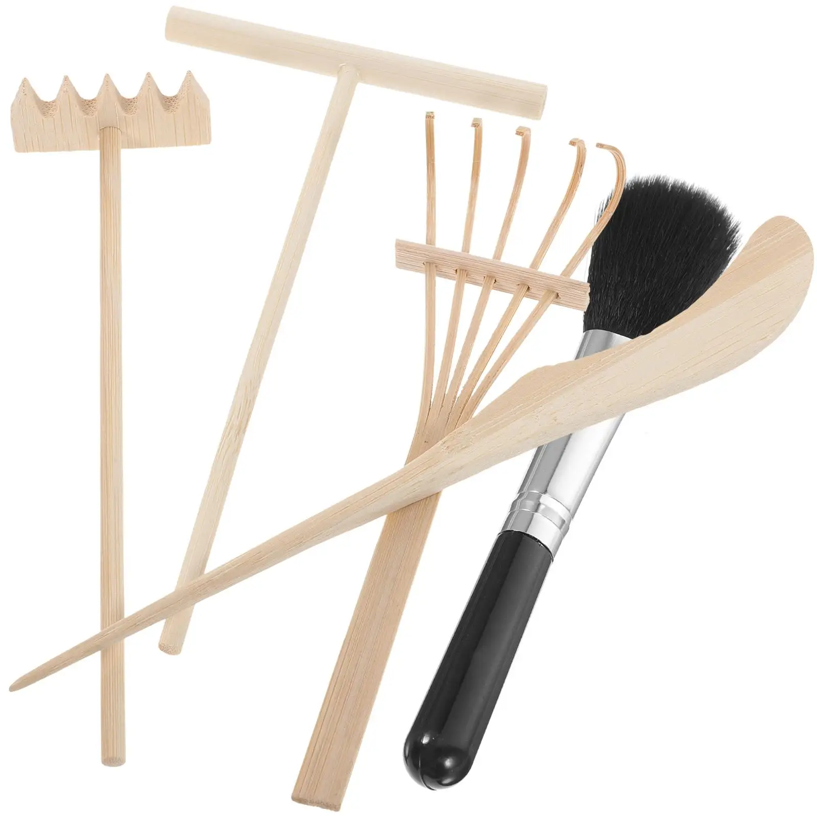 

5Pcs Mini Rakes Small Rakes Creative Crafts Zen Garden Tools Compact Design Delicate Work Sand Table