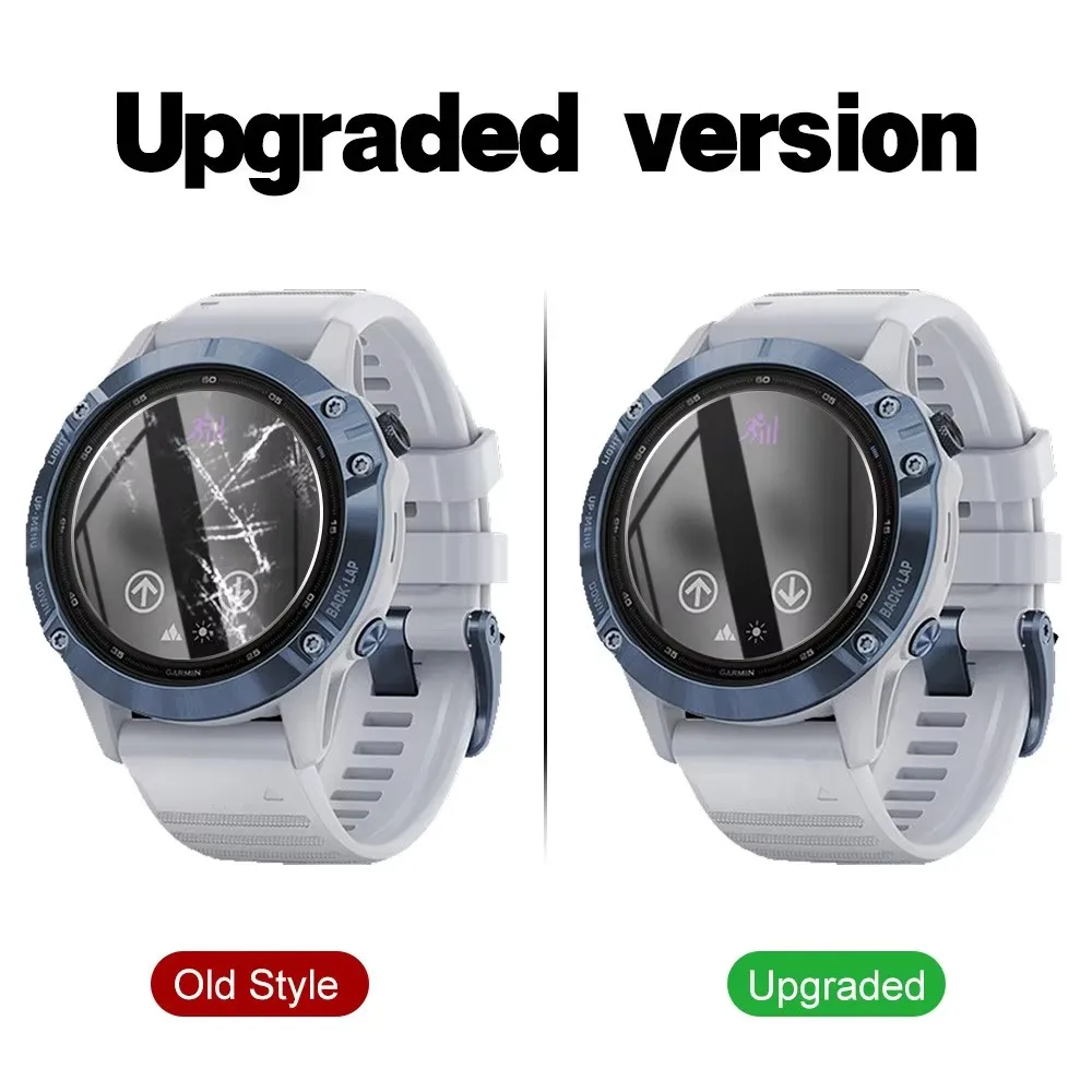 3pcs Tempered Glass For Garmin Fenix 8 51mm 47mm 43mm 7X 7 6X 6 Smartwatch Screen Anti-scratch Protector Film Accessories