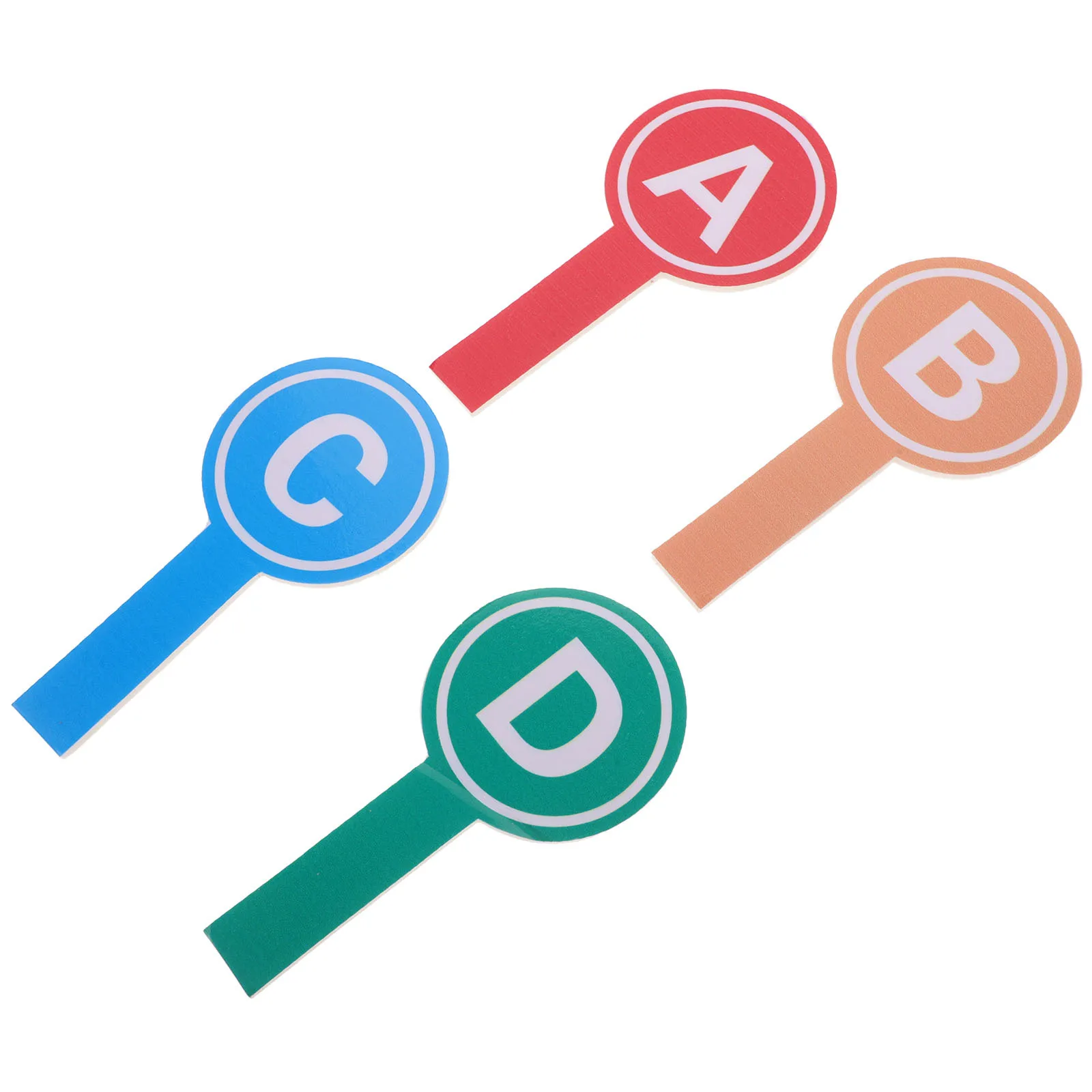 Palettes de vote réutilisables, planches de marquage en mousse pour lettres, pour les enchères, compétitions d'équipe en classe, outils de vote interactifs, 4 pièces