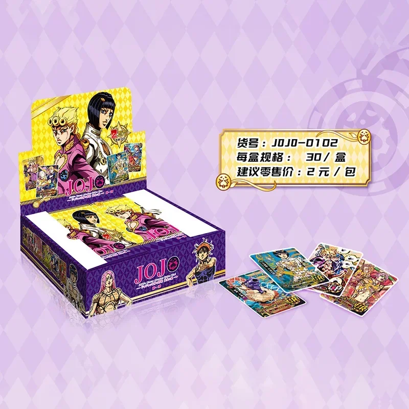 Japanese Anime JoJo Cards Bizarre Adventure  Kujo Jotaro Kakyoin Noriaki UR Characters Collection Cards Children Xmas Gifts Toys