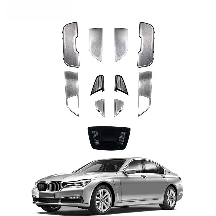 Front Rear Door Speaker Glow Tweeter Luminous Night Lighting for  7 Series Upgrade Interior