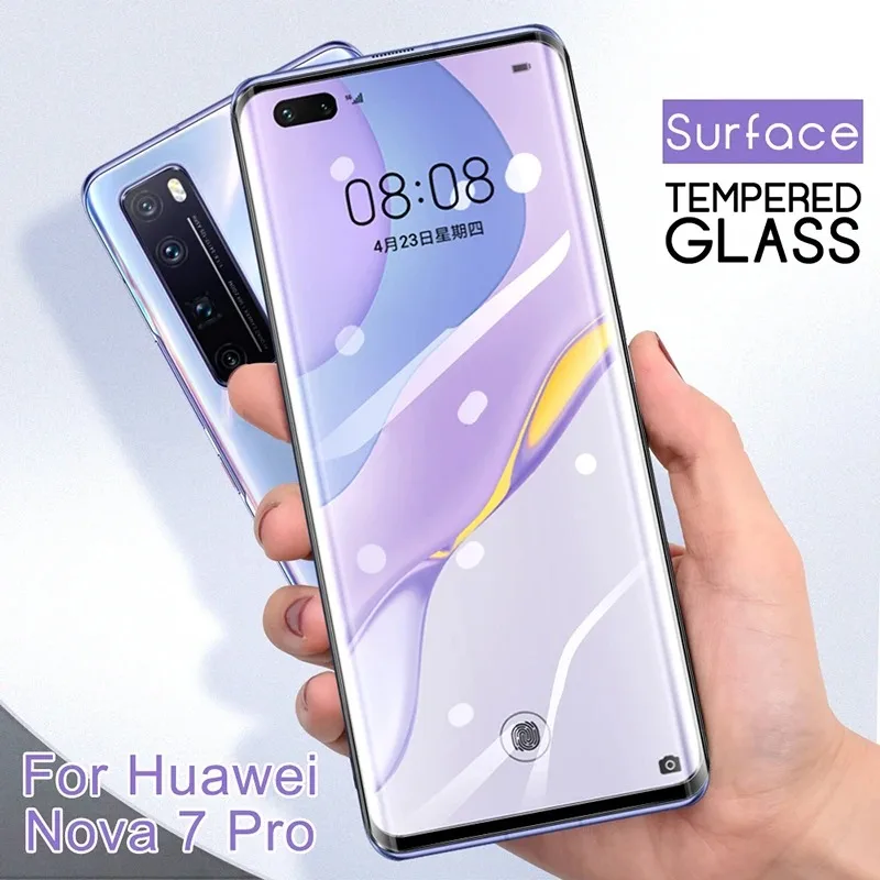 

Curved Tempered Glass for Huawei Nova 12 11 Pro Full Covered Screen Protective Film for Huawei Nova 10 9 8 7 SE Prosafety Glass