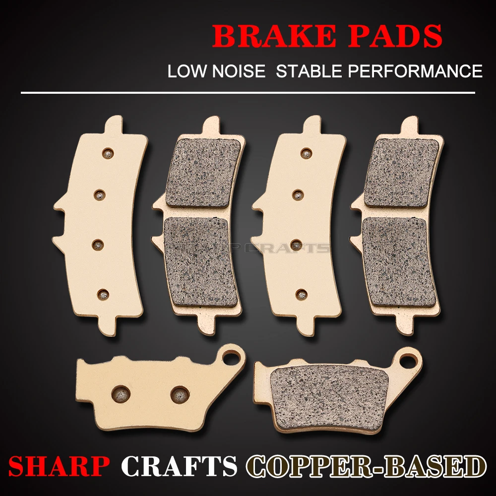 Fit For BMW HP4 Carbon 13-14 Street S1000 S1000RR S 1000 RR HP4 2013- 2015 Motorcycle Front Rear Disc Brake Pads Copper Sintered