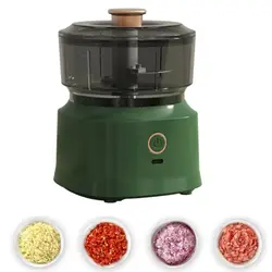 Electric Garlic Mincer 350ml Meat Grinder USB Rechargeable Vegetable Onion Chopper Small Electric Food Processor