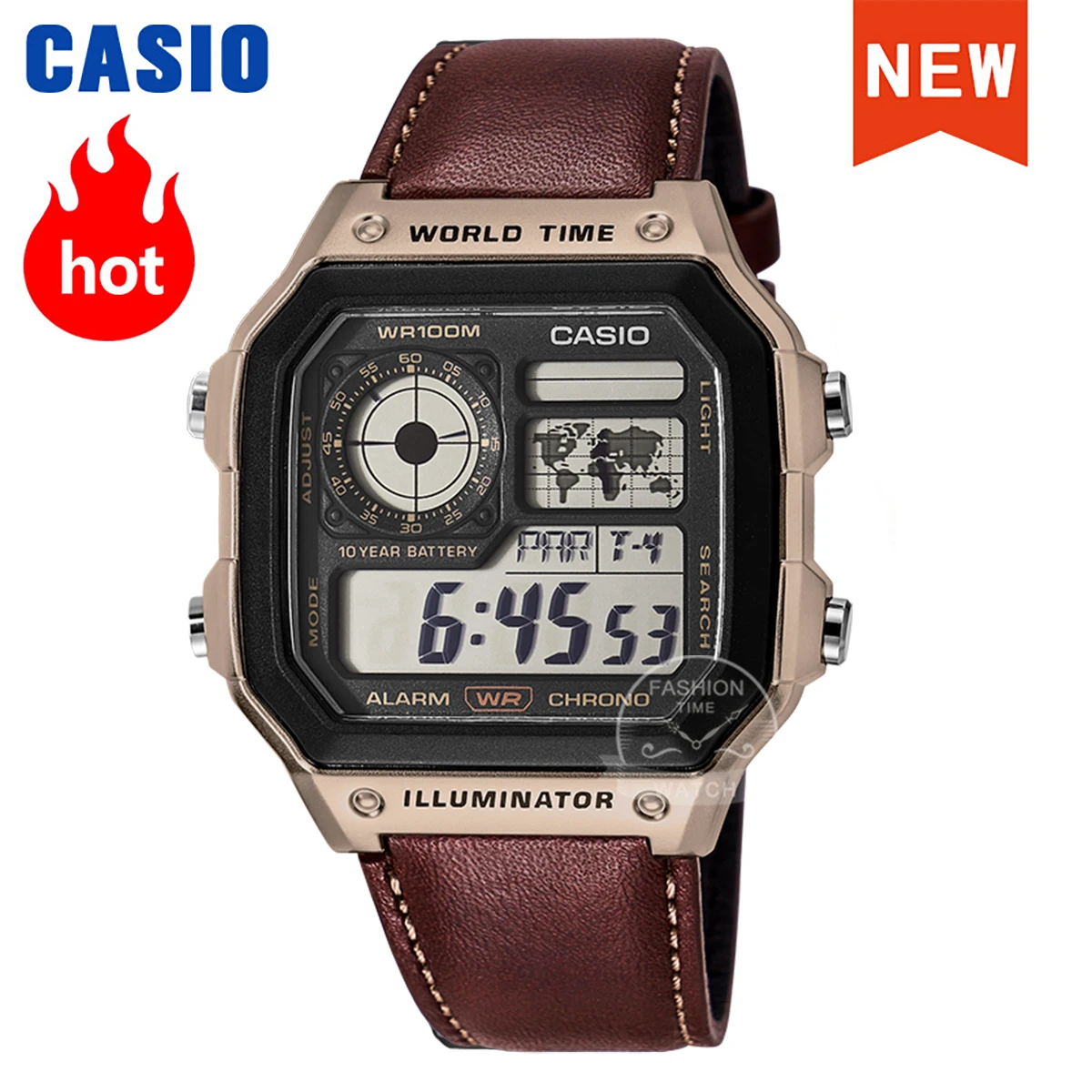 Casio Watch Explosion Watch Men Set Luxury LED Military Digital Watch Sport Relogio Masculino AE-1200WHL-5A