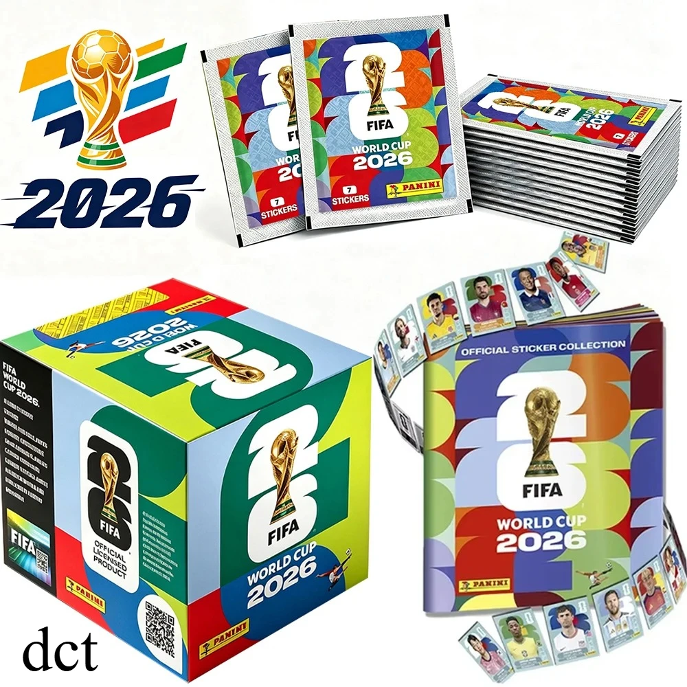 Genuine 2026 FIFA World Cup Panini Original Stickers International Version Rare Collection Football Fan Souvenir Present Gift