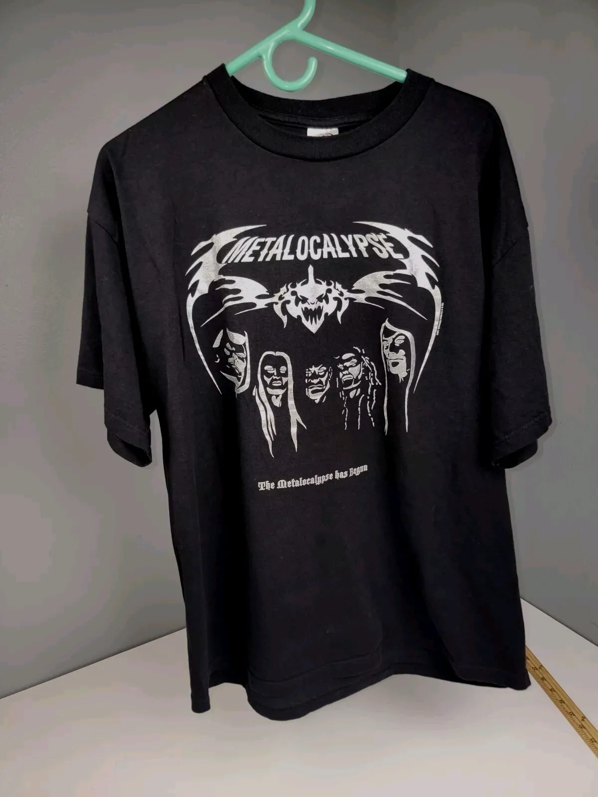 Vintage 00s Metalocalypse TV Show Dethklok Adult Swim Cartoon T-shirt Sz XL