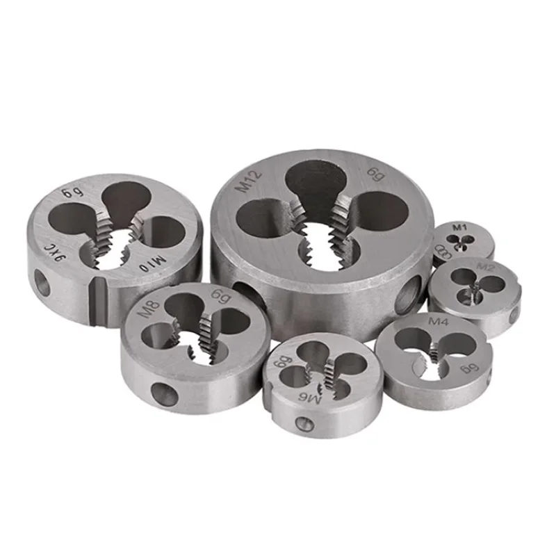 ชุดเครื่องมือต๊าปเกลียวแบบมือขวา ขนาดเมตริก 1/2 ชิ้น  M1 M1.2 M1.4 M1.6 M1.7 M2 M2.5 M3 M3.5 M4 M5 M6 M8 M10 M12 M14 M16 M18 M20