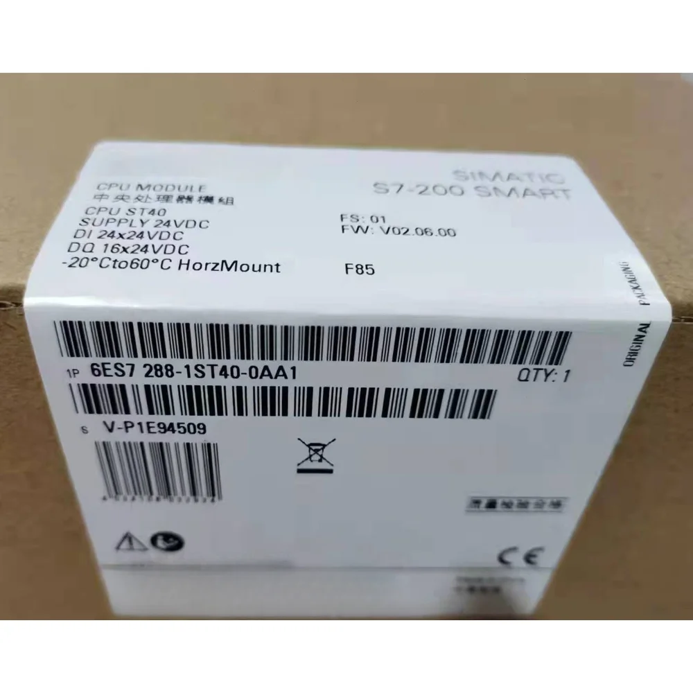 New Factory Sealed 6ES7288-1ST40-0AA1 SIMATIC S7-200 SMART PLC Module