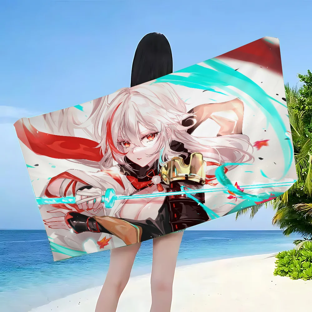 

Kaedehara Kazuha Genshin Impact Microfiber Beach Towel Absorbent Quick Dry Soft Yoga Swimming Resort Mountain Climbing Towel